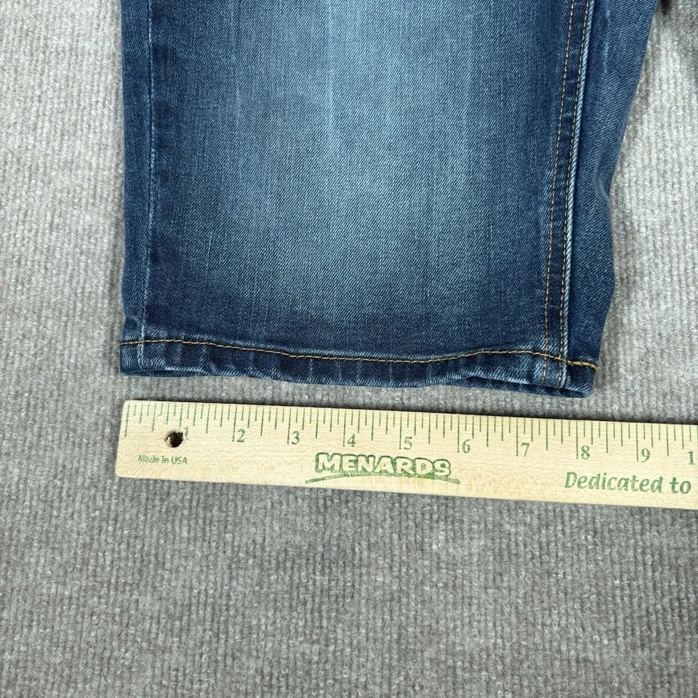 Levis‎ 541 Jean Short Mens 29 Athletic Fit Dark Wash Blue Denim Stretch Faded